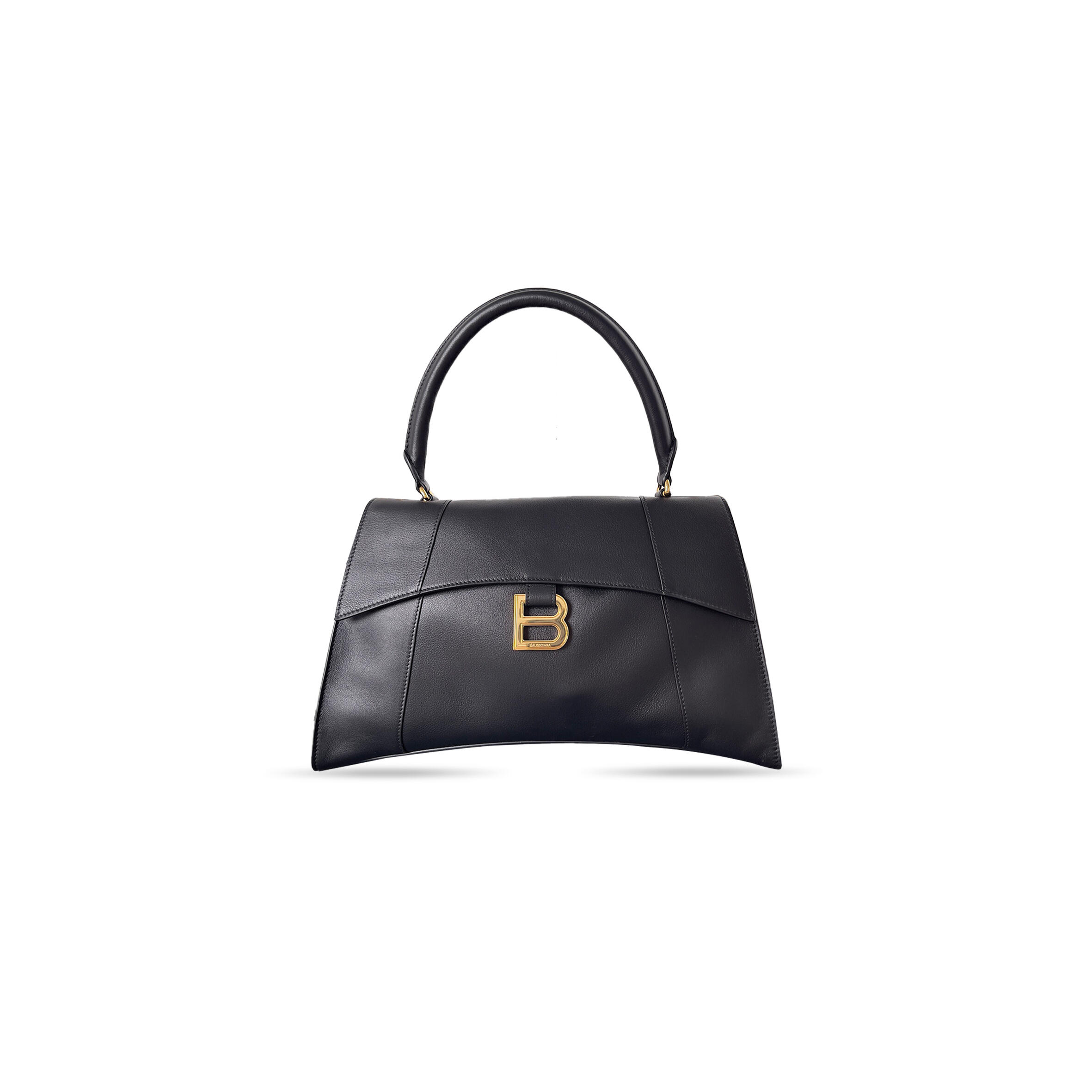 BALENCIAGA WOMEN'S HOURGLASS SOFT BAG MEDIUM IN BLACK 8107332ABF91000 (37*23.8*13.9cm)